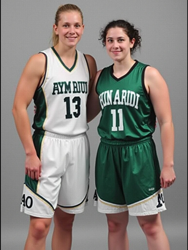 Diana Toraci and Caitlin Clark